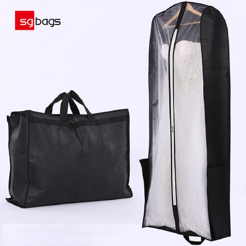 Wholesale Customized Bridal Gown Dust Bag Wedding Gown Garment Bag