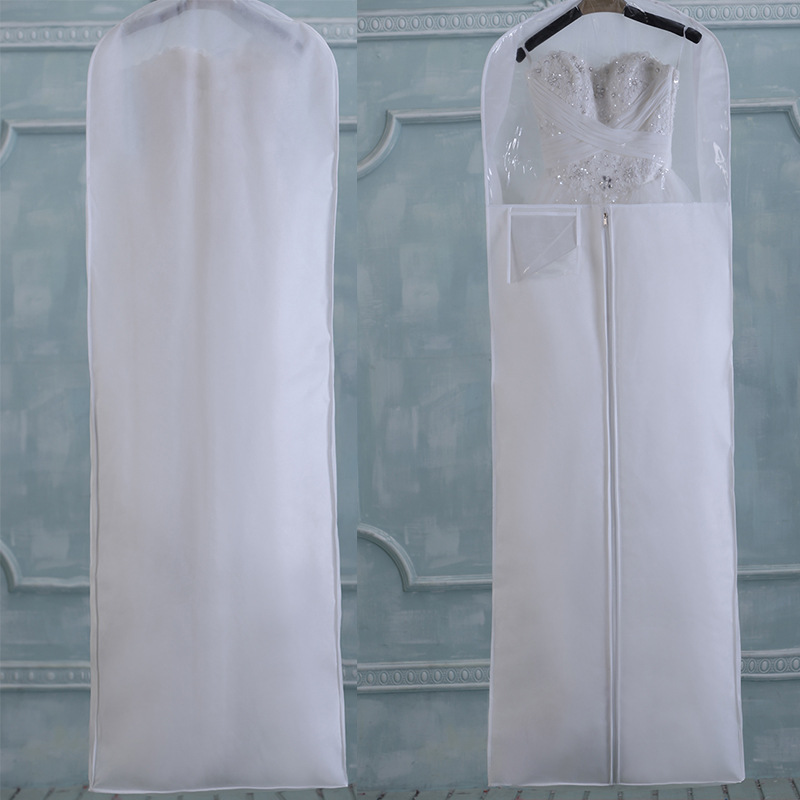 SGW09 Dust Resistant Pattern Custom Quality Wedding Gown Garment Bag For Wedding Used