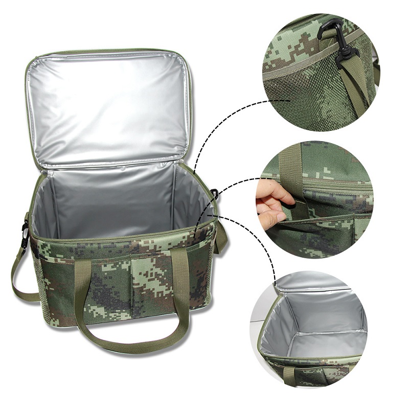 SGC25 Outdoor Portable Waterproof Camping Hiking Picnic Beach Oxford Cooler Bag Insulated High Quality