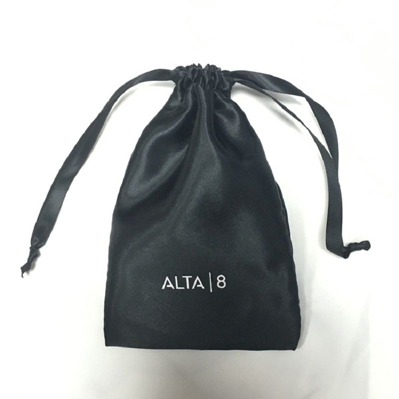 SGS42 Wholesale Small Satin Drawstring Gift Bags Perfume Oil Bottle Package Bag