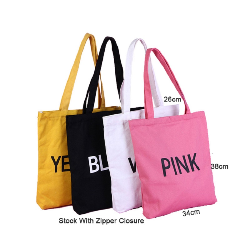 SG65 Wholesale Personalized Bag Reusable Cotton Canvas Tote Shopping Bags Customized Tote Cotton Bags for Souvenirs